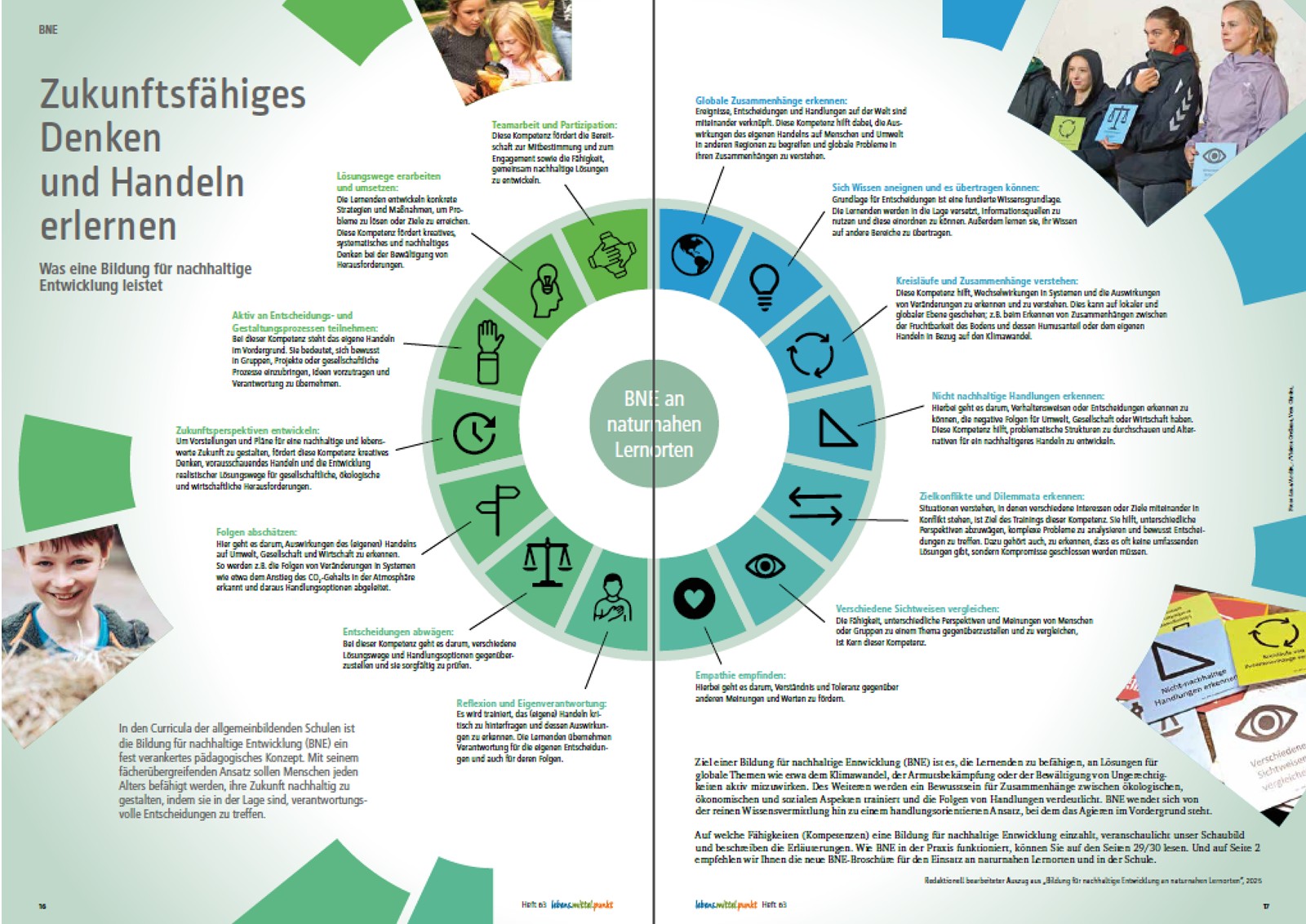 Bildung für nachhaltige Entwicklung: Schwerpunktthema im "lebens.mittel.punkt".