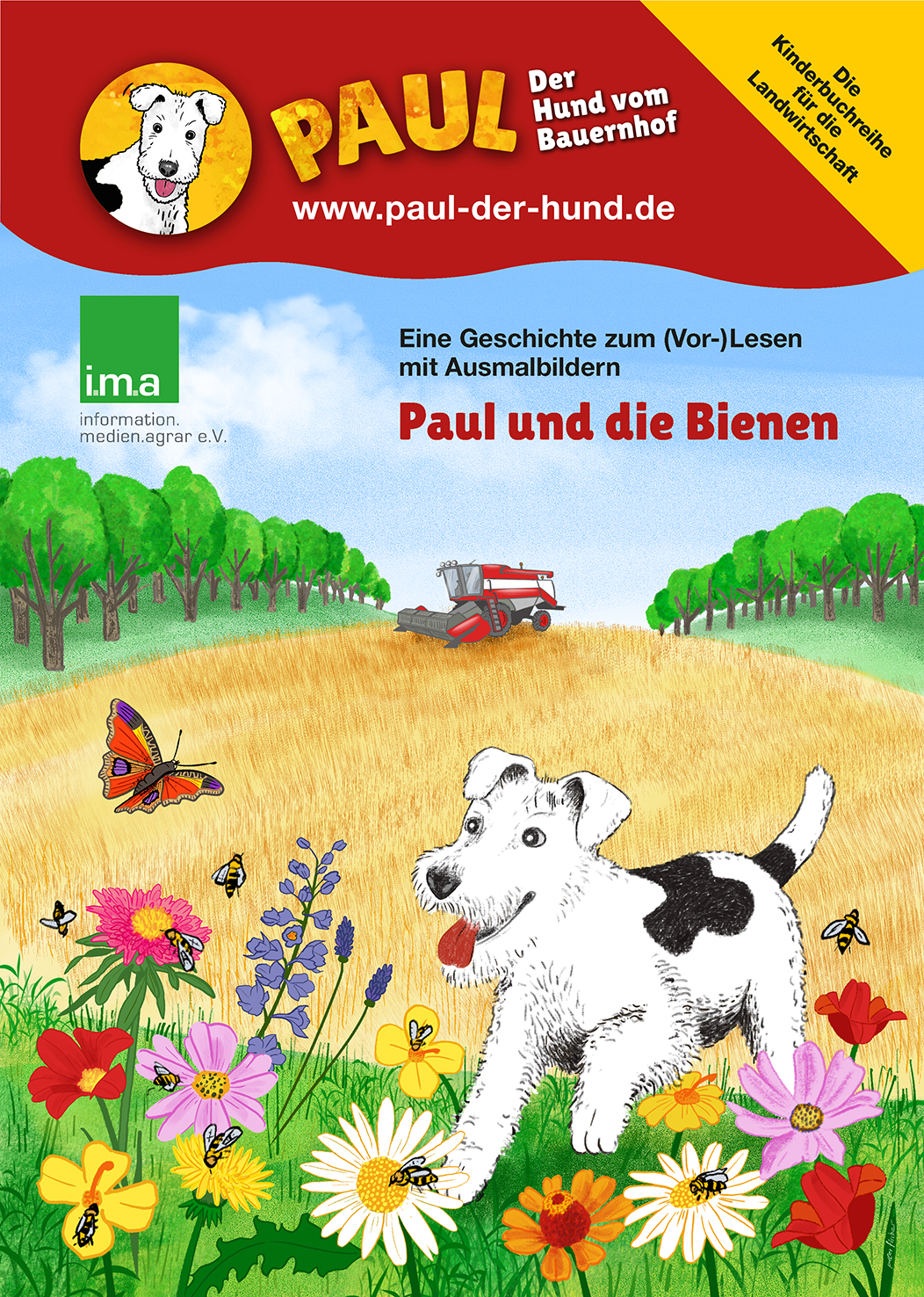 „Paul und die Bienen“: Titelseite des neuen Abenteuerheftes.