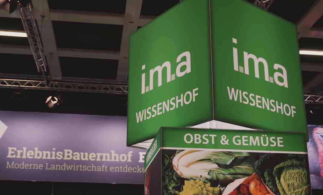 Grüne Woche Berlin: Der i.m.a-Wissenshof lädt ein.