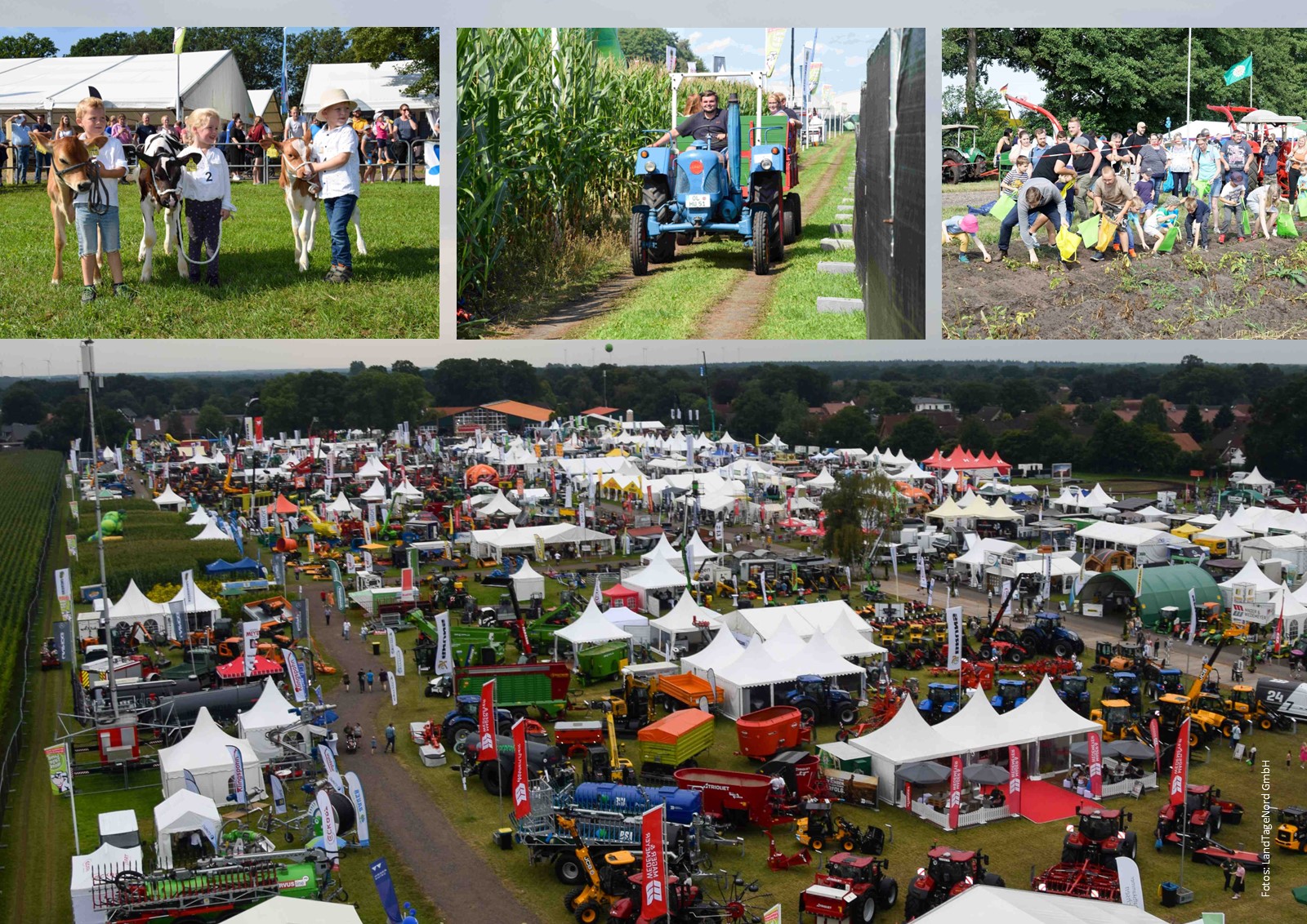 Die LandTageNord: Vielseitige Leistungsschau der Landwirtschaft mit Spaß für kleine und große Besucher (Fotos: LandTageNord GmbH).