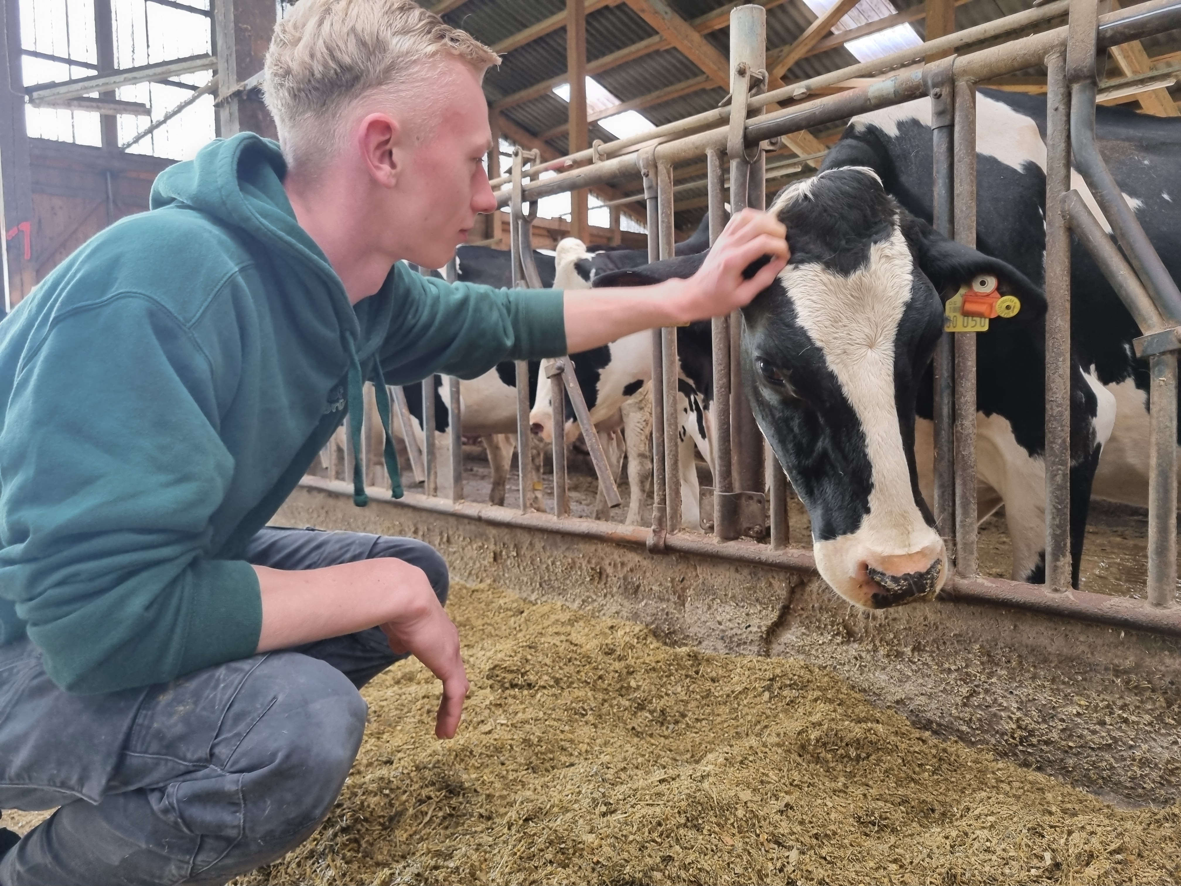 Die nächste Generation an der Arbeit: Wie einst sein Vater, so kann auch Max Brümmer den Betrieb dererinst übernehmen.