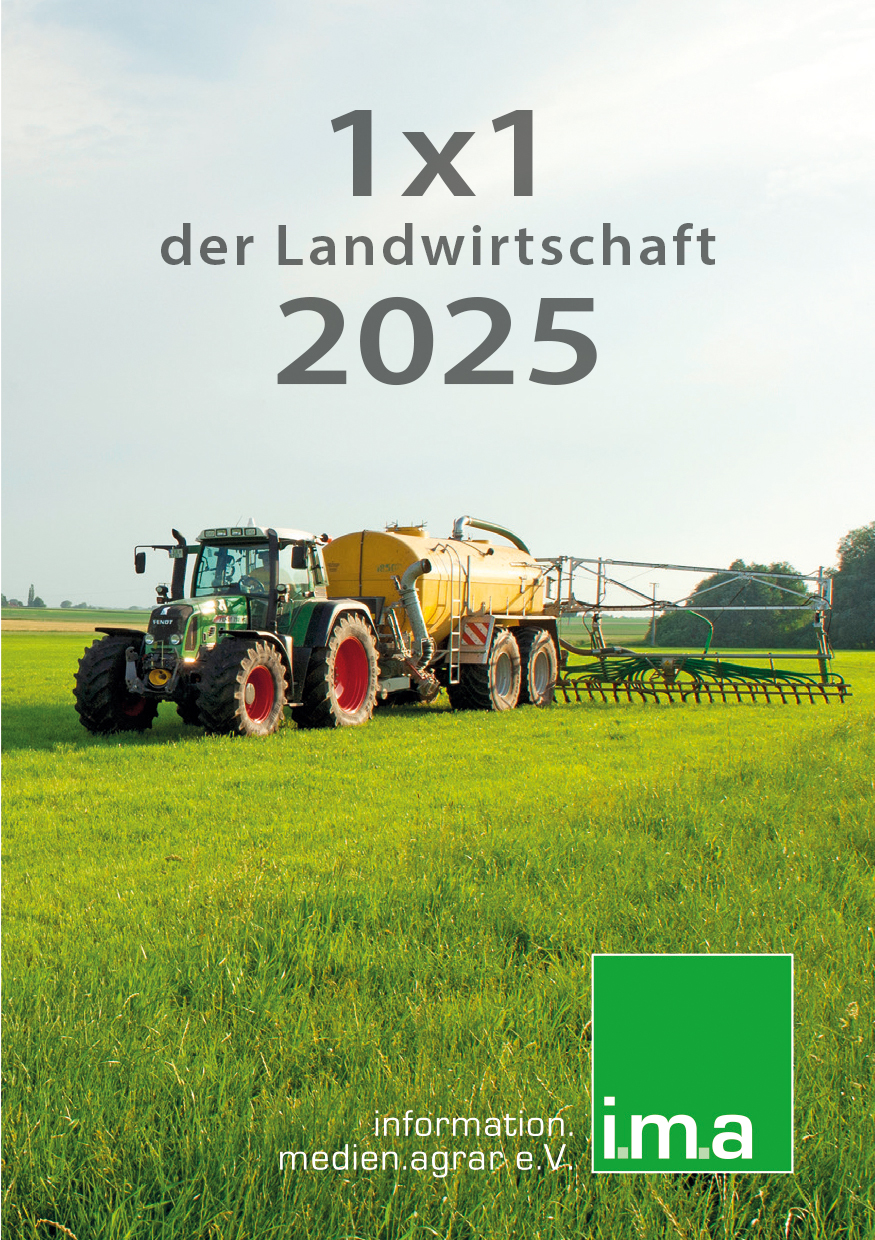 Das aktuelle „1x1 der Landwirtschaft“: Titelseite des Flyers.