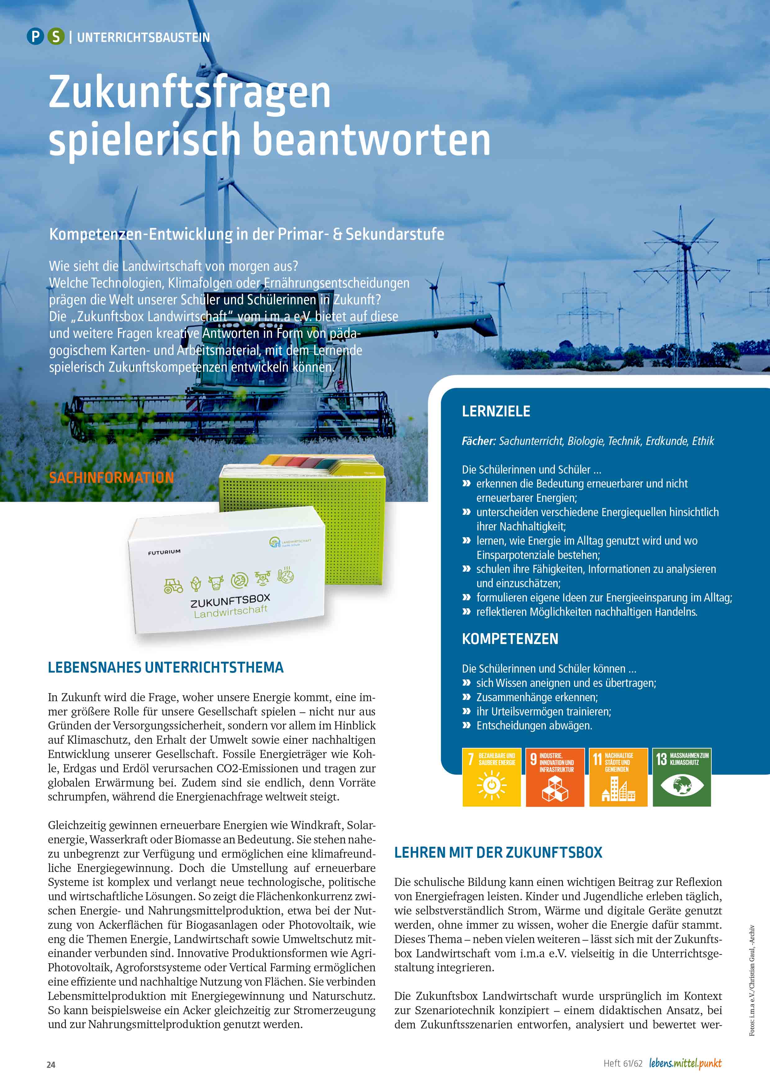 Titelbild des Unterrichtsbausteins Kompetenzenentwicklung