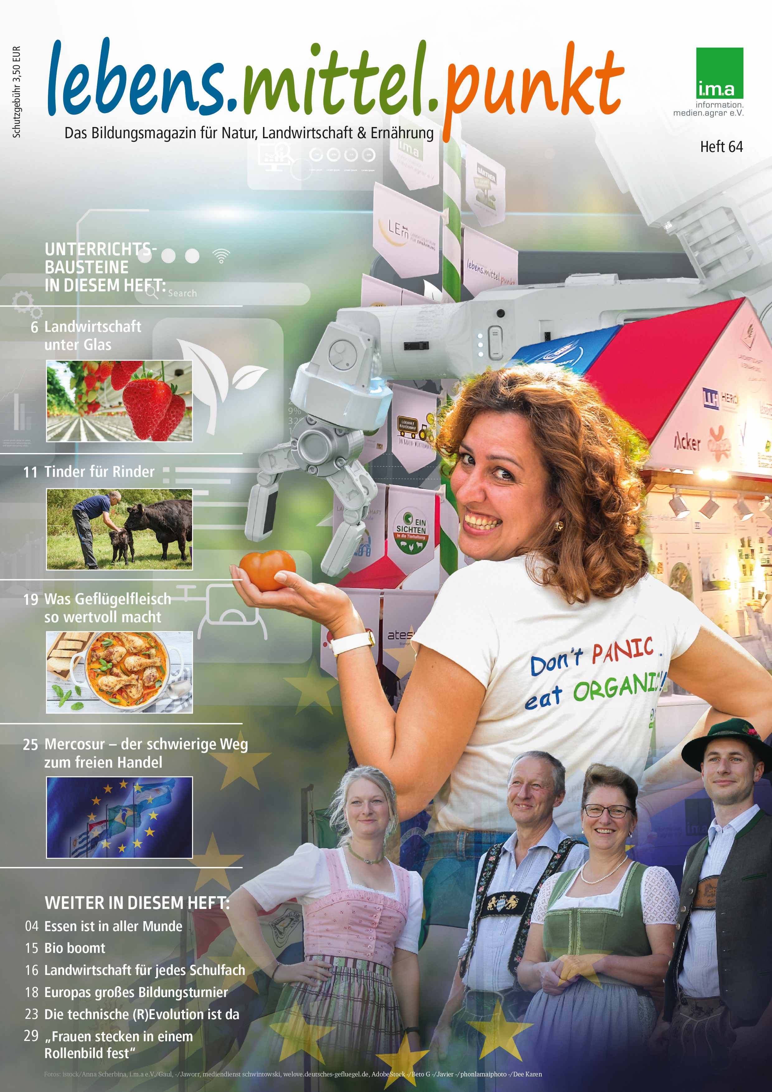 Titelbild des Bildungsmagazins Nr. 64